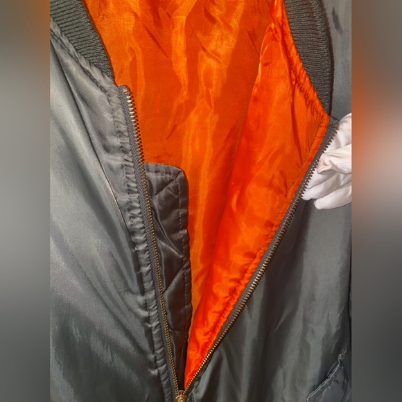 Olive Green Bomber Jacket - Picture 6 of 8